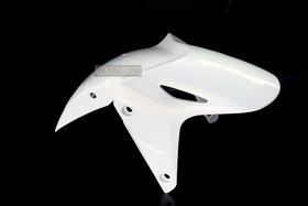 61101-MGZ-J00ZE (61101-MGZ-J01ZE), FENDER, FR. *NHA87P*. Front Fender Honda CB500F, CBR500R, WHITE, 2013-2015