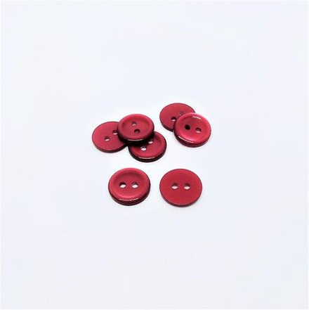 Пуговица №80 "Красное и зеленое рубашечный микс " 11-15 мм