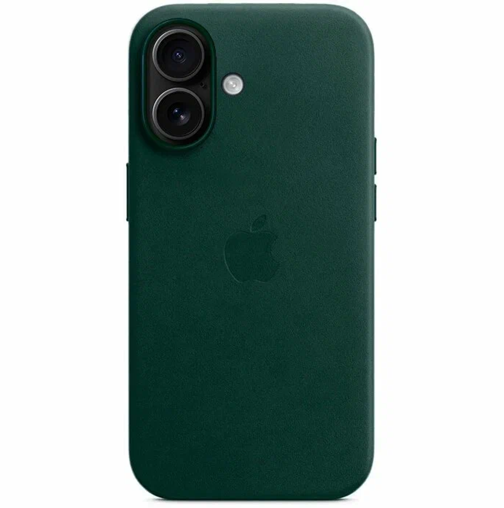 Leather Case MagSafe для iPhone 16-Зеленая