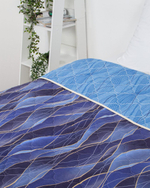 Покрывало на кровать, стеганое, поплин с размерами 215х220