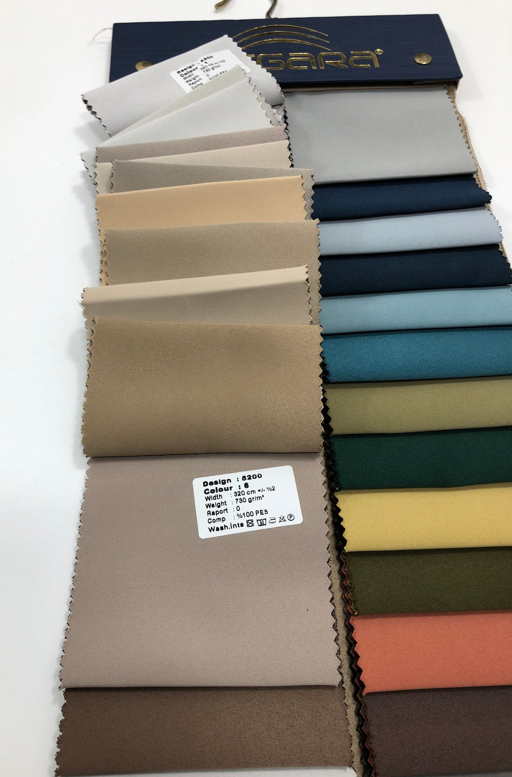 Портьерная ткань двусторонний dimout Megara арт. 5200 (высота 320 см, Турция)
