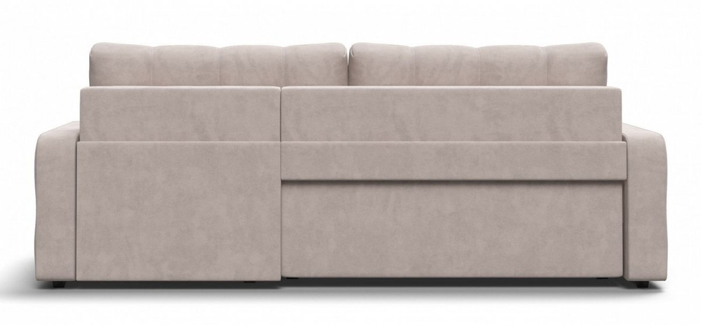 Угловой диван Денди Велюр Монолит латте