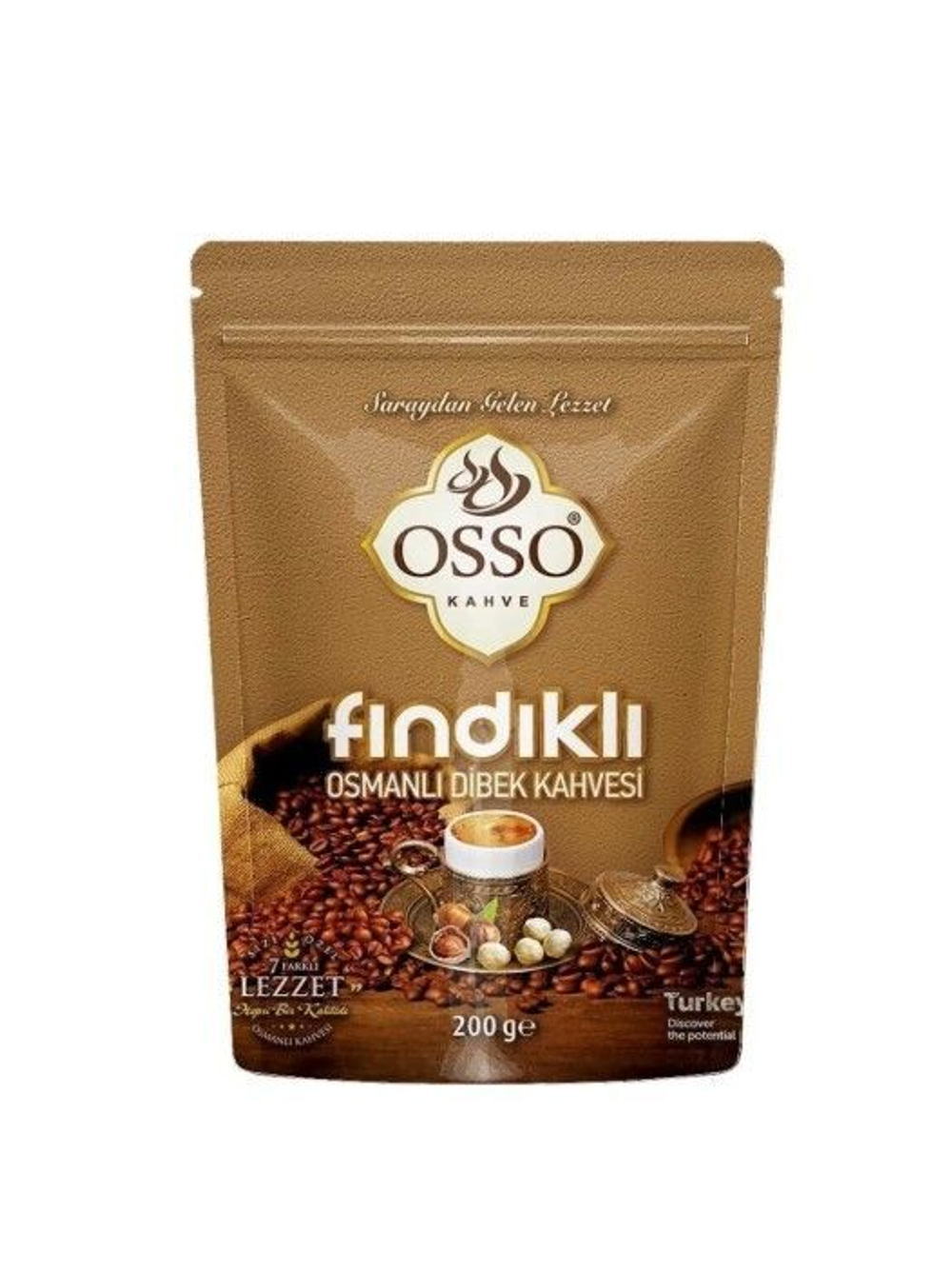 Турецкий молотый кофе FINDIKLI DIBEK KAHVESI/ 200 гр