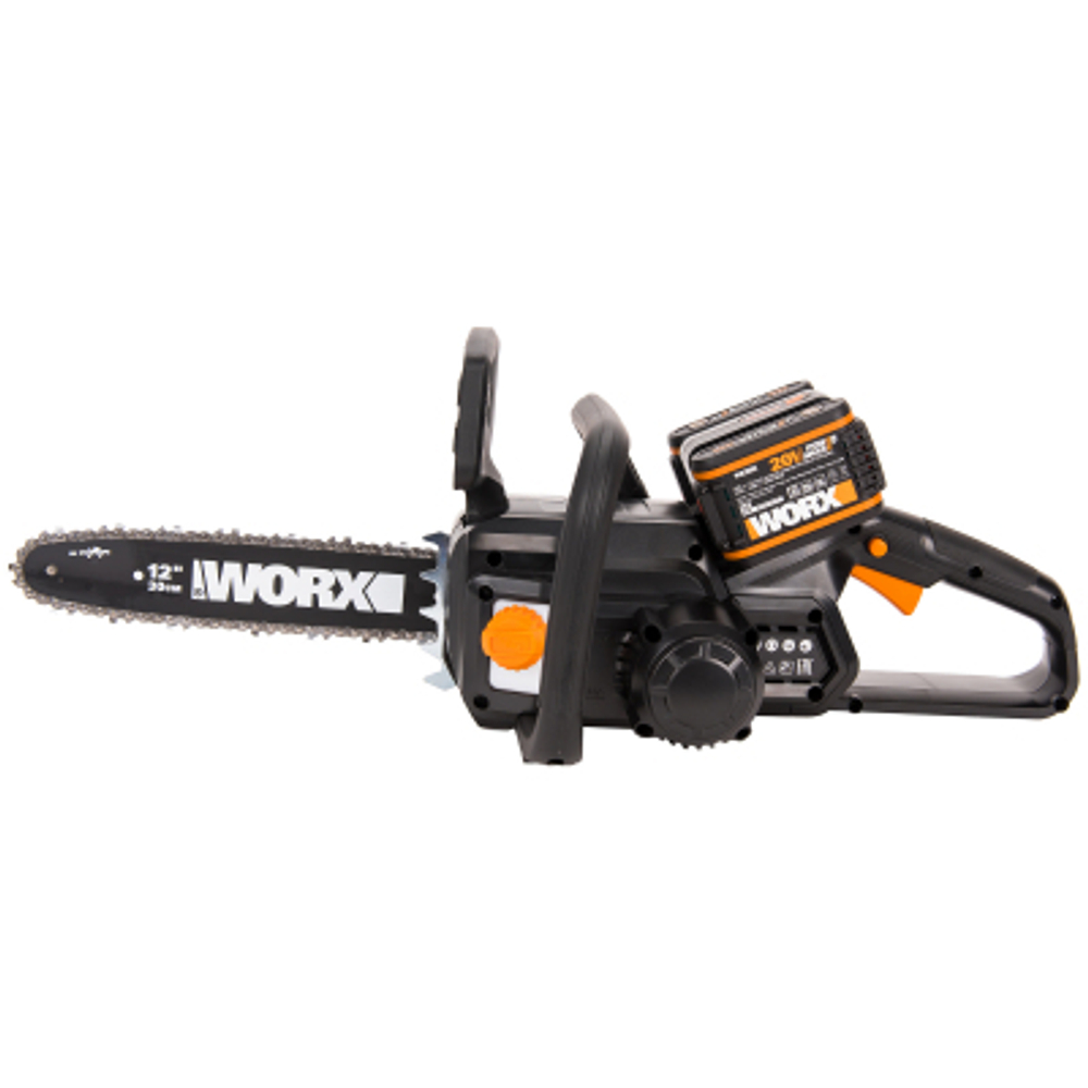Аккумуляторная пила WORX WG381E (2 АКБх2Ач, ЗУ 2х2А)