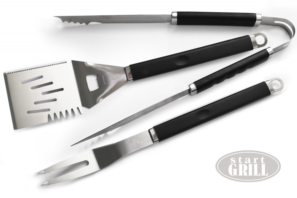 Набор для гриля (рукав: лопатка, вилка, щипцы)