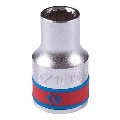 KING TONY (433010S) Головка торцевая стандартная двенадцатигранная 1/2", дюймовая 5/16"