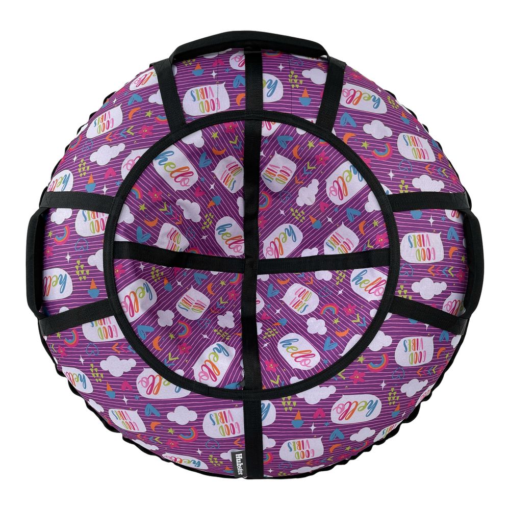 Тюбинг Hubster Люкс Pro S Позитив фиолетовый