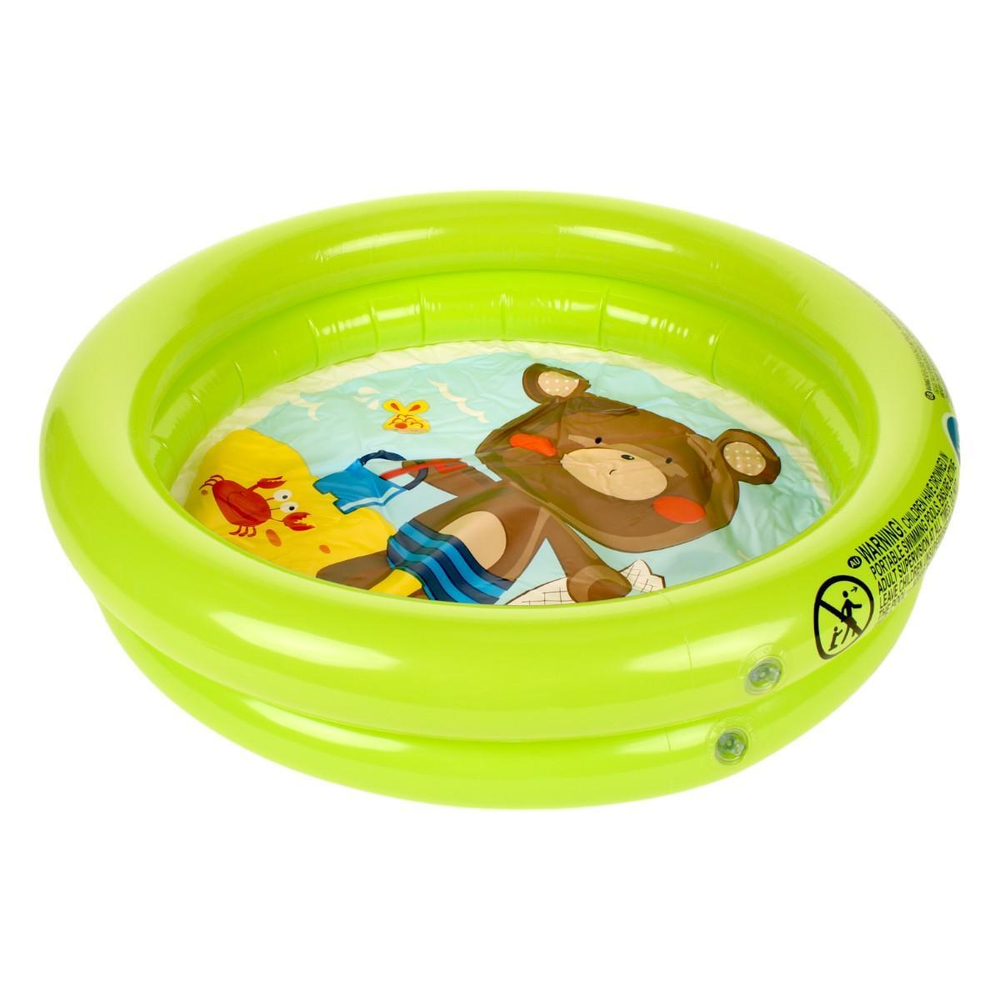Бассейн надувной "Морские обитатели" 61*15см, цв. зеленый 533013 (Intex)