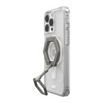 Защитный прозрачный чехол MagSafe и кольцо-держатель UAG Plyo для iPhone 16 Pro Max Гибридный поликарбонатный чехол с повышенным уровнем защиты при падении и вырезом для Контроллера камеры. Производителем заявлена устойчивость к пожелтению