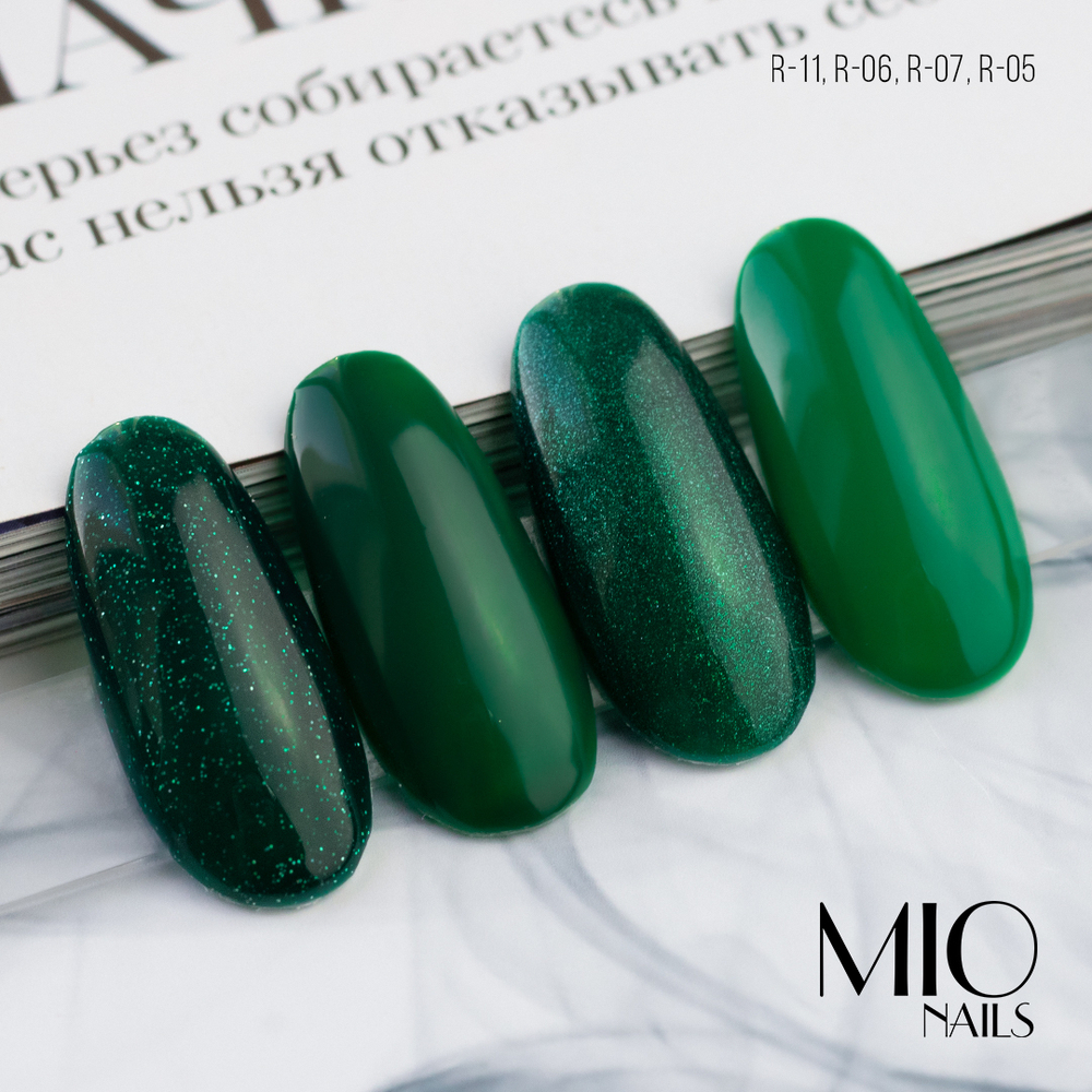 Гель-лак MIO NAILS R-06. Изумрудный город, 8мл