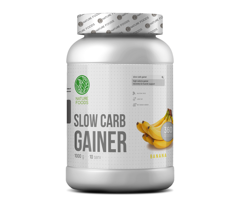 Nature Foods Slow Carb Gainer банка (1000 гр.)