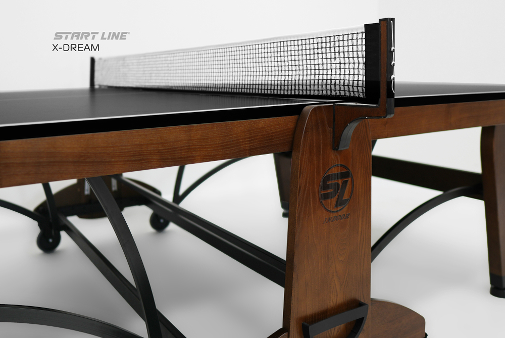 Стол теннисный X-dream Start Line (Дуб натуральный(natur-wood), ЛДСП Графит)