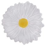 Тарелка десертная Maria Flor белая с ромашкой (21.5 см)