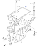 Прокладка Suzuki DF9.9/DF15 11489-93E10-000
