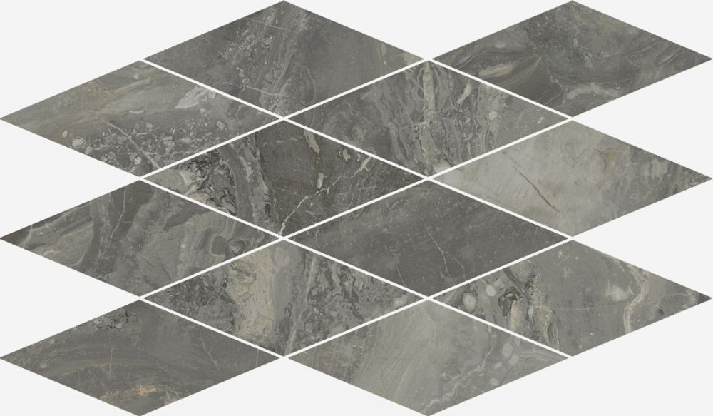 Мозаика Charme Deluxe Grigio Orobico Mosaico Diamond Lux 28x48