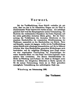 Die Deutsche Bibelübersetzung. Der Mittelalterlichen Waldenser in Dem Codex Teplensis Und Der Ersten Gedruckten Deutschen Bibel Nachgewiesen | Herman Haupt