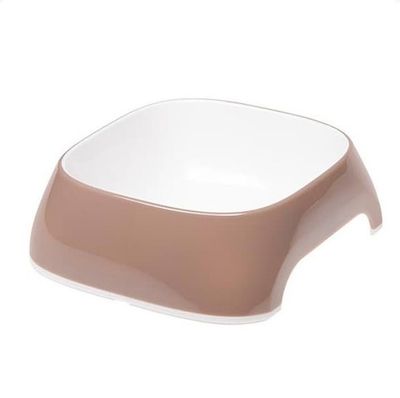 Миска GLAM SMALL пластиковая, сизо-серая, 0,4л