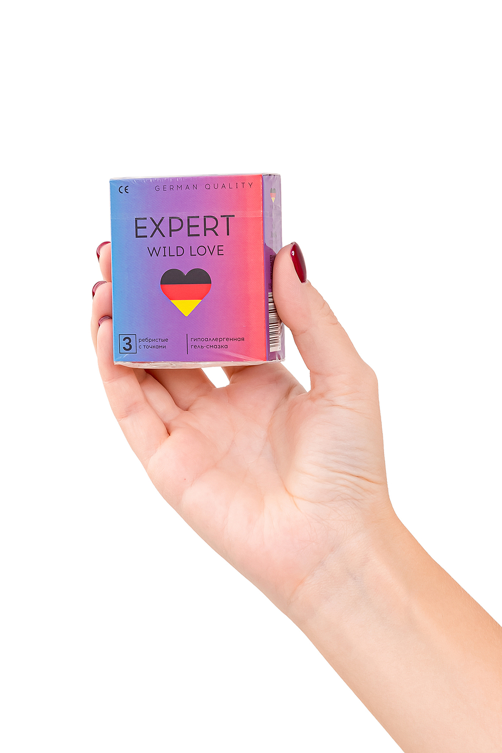 Презервативы Expert Wild Love ребристые с точками №3