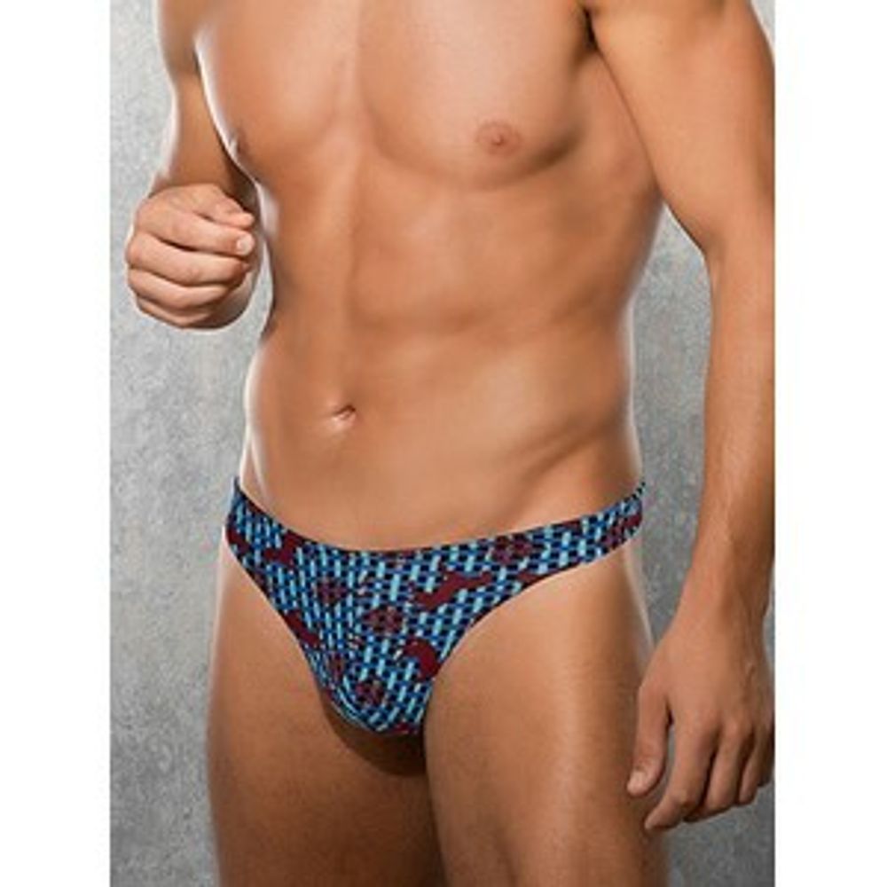 Мужские трусы стринги синие Doreanse 1226