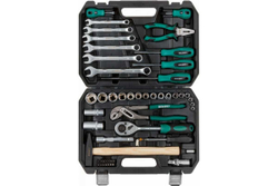 Набор инструментов ВОЛАТ 1/4 , 1/2 6 граней 56 предметов 18560-56