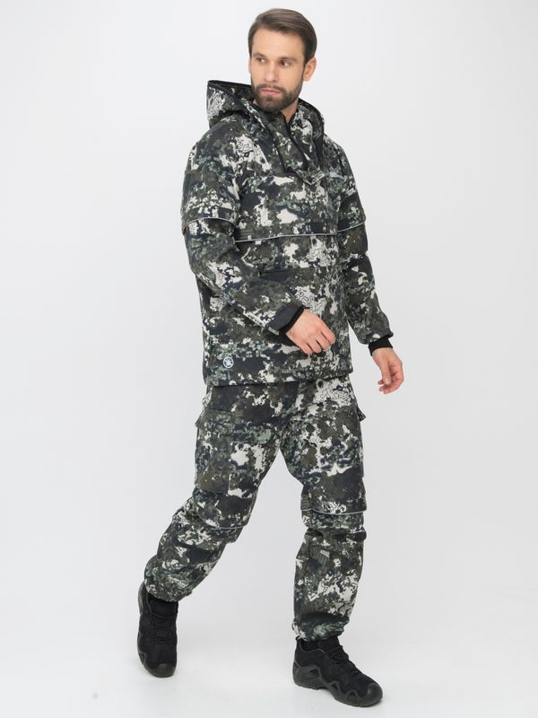 Костюм демисезонный Антигнус-Люкс ткань Смесовая Микро-РипСтоп/Бондинг цвет КМФ N-181