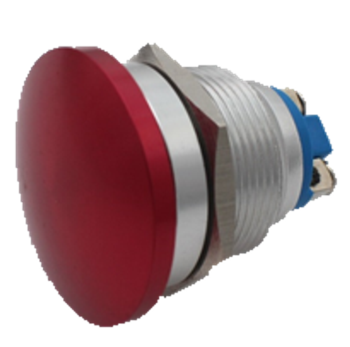 Button 22mm metal aluminum