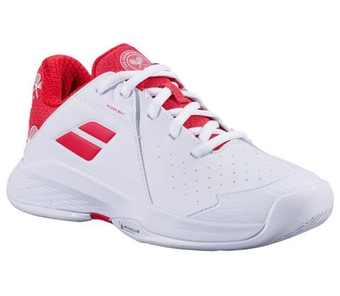 Детские Кроссовки теннисные  Babolat Propulse Junior 3 Wimbledon All Court - white/red