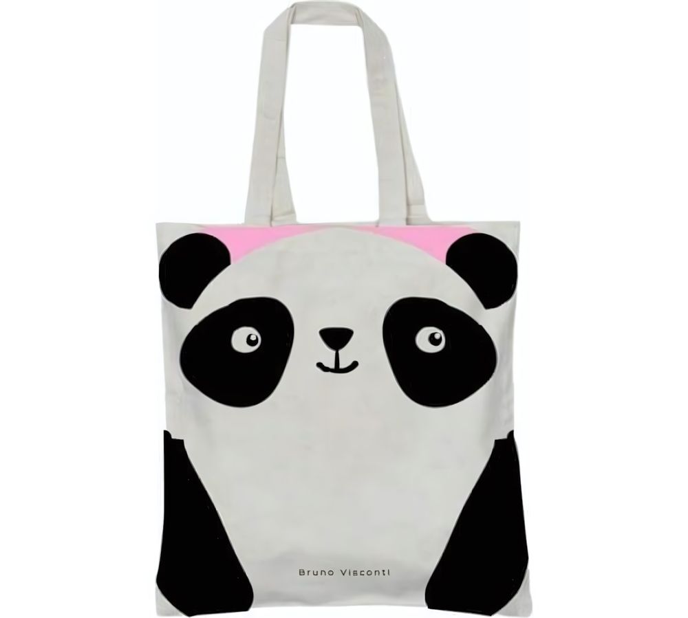 Сумка-шоппер 34х36 см "Панда" (BrunoVisconti)