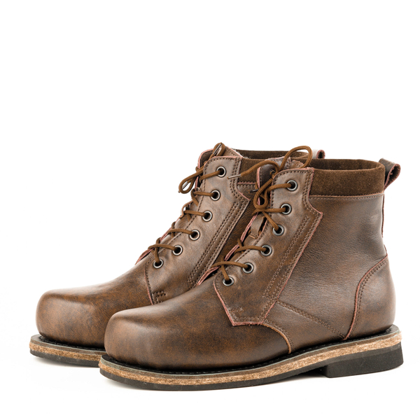 Унты-ботинки мужские из кожи теленка