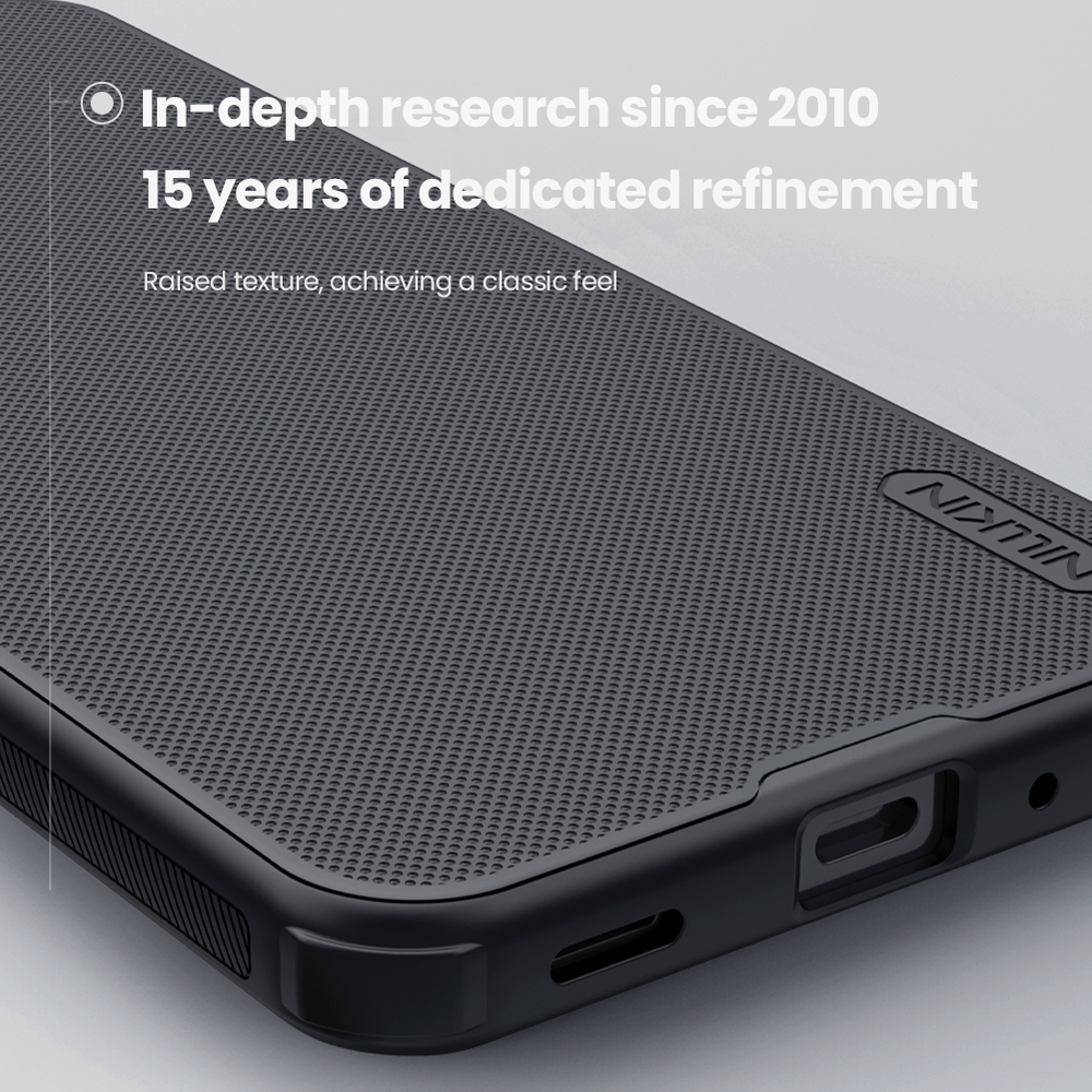 Чехол усиленный от Nillkin c встроенным круглым магнитом для Samsung Galaxy A17 5G, серия Super Frosted Shield Pro Magnetic Case