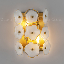 Бра Cloyd EFIOPIA W2 / выс. 28 см - латунь (арт.20393)