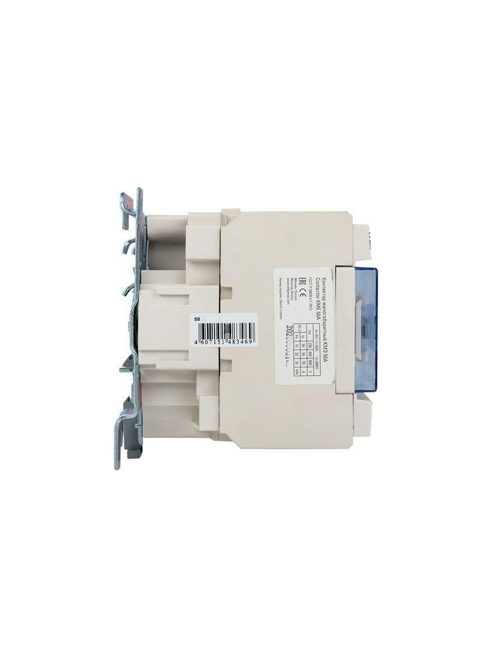 Контактор КМЭ 50А кат. 220В AC 1НО+1НЗ EKF ctr-s-50-220