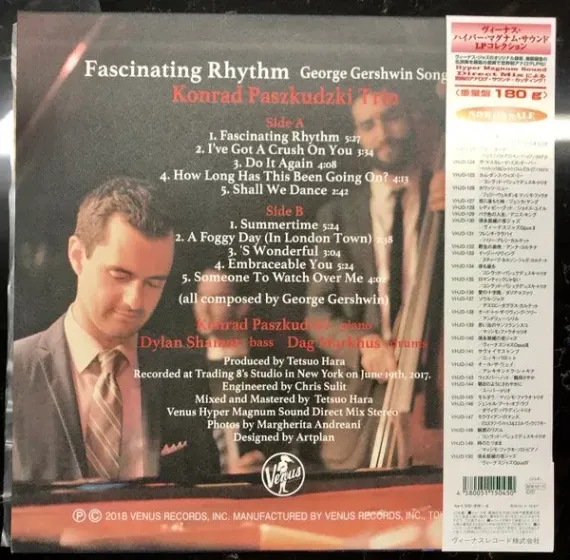 Konrad Paszkudzki Trio – Fascinating Rhythm.George Gershwin Song Book - Hyper Magnum Sound - LP