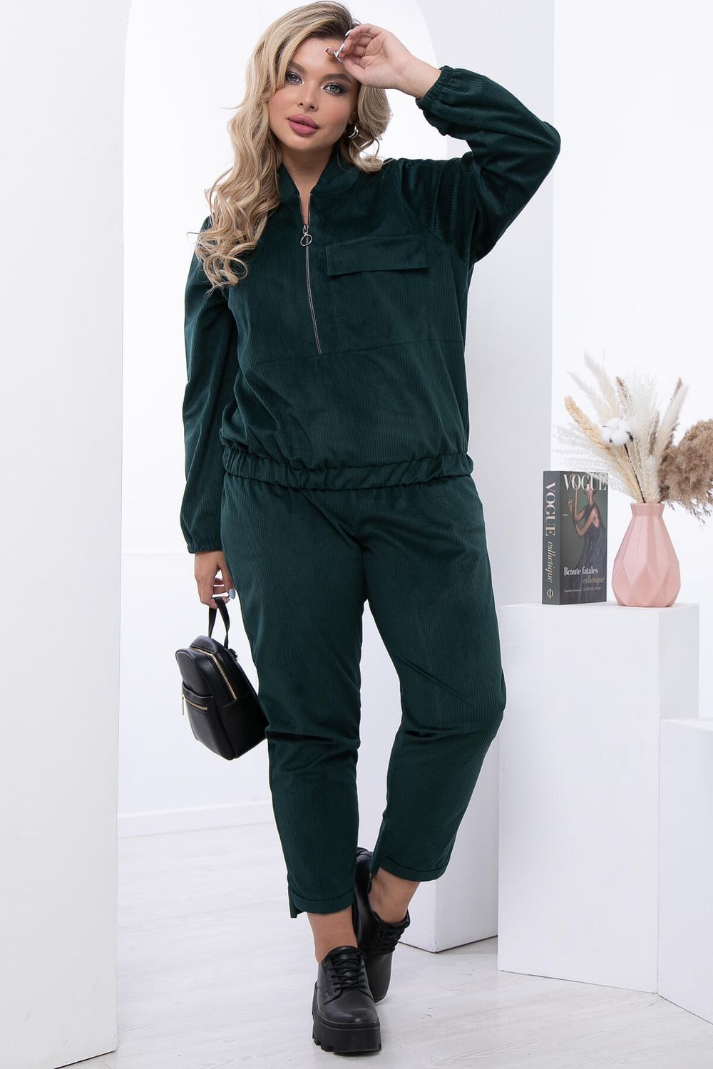 Костюм "Августа" (изумруд) К5140 LT Collection