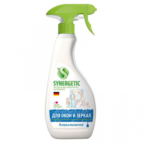 Средство для мытья стекол SYNERGETIC 500мл. (тригер)