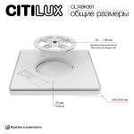 Потолочный светодиодный светильник Citilux Norma CL749K301