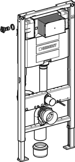 Инсталляция для унитаза GEBERIT Duofix Omega h112 111.060.00.1