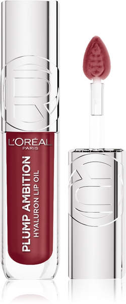 L’Oreal Paris Plump Ambition - Блеск для губ с гиалуроновой кислотой, придающий объем оттенок 490 Berry Jolie, 5 ml