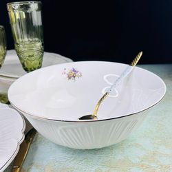 Lenardi 109-176 Салатник 23см ORCHIDEA в под.уп.(х12)Фарфор