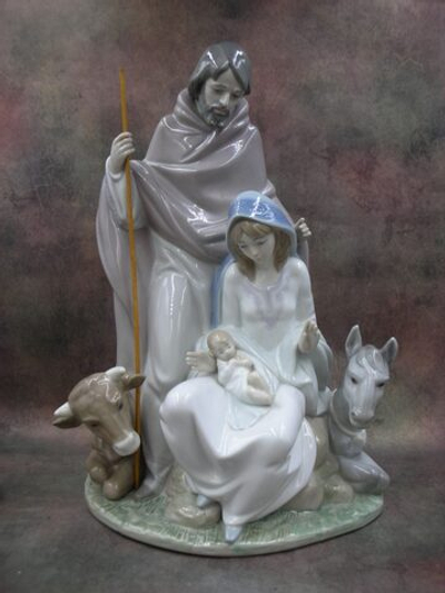 Статуэтка. Фарфор. Рождественский Вертеп. Lladro. Испания
