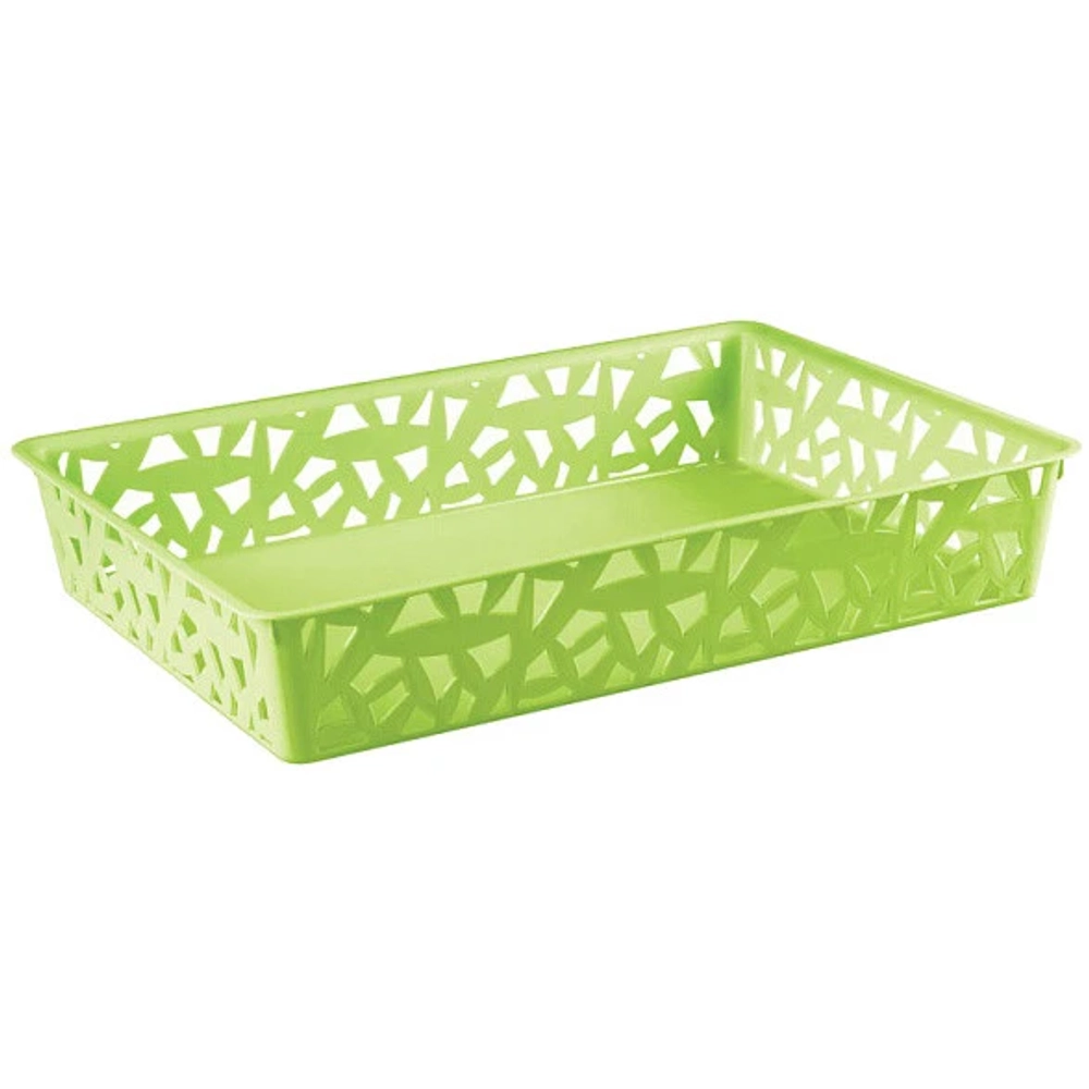 Корзина для хранения универсальная «ЭКСПЕРТХАУС» цвет мик, 34*25.5*6см