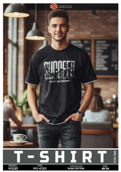 5581 Футболка мужская с принтом (56)