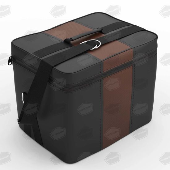 Автомобильная сумка-органайзер в багажник из экокожи