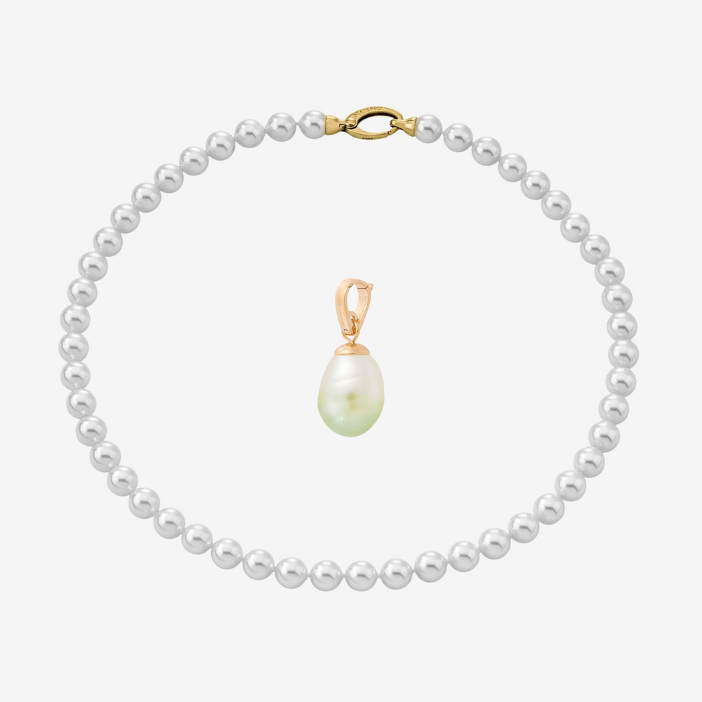 Подарочный комплект Majorica: колье и подвеска Lyra