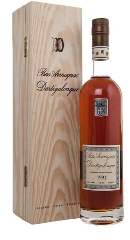 Арманьяк Dartigalongue, Bas Armagnac AOC, 1991, 0.5 л.