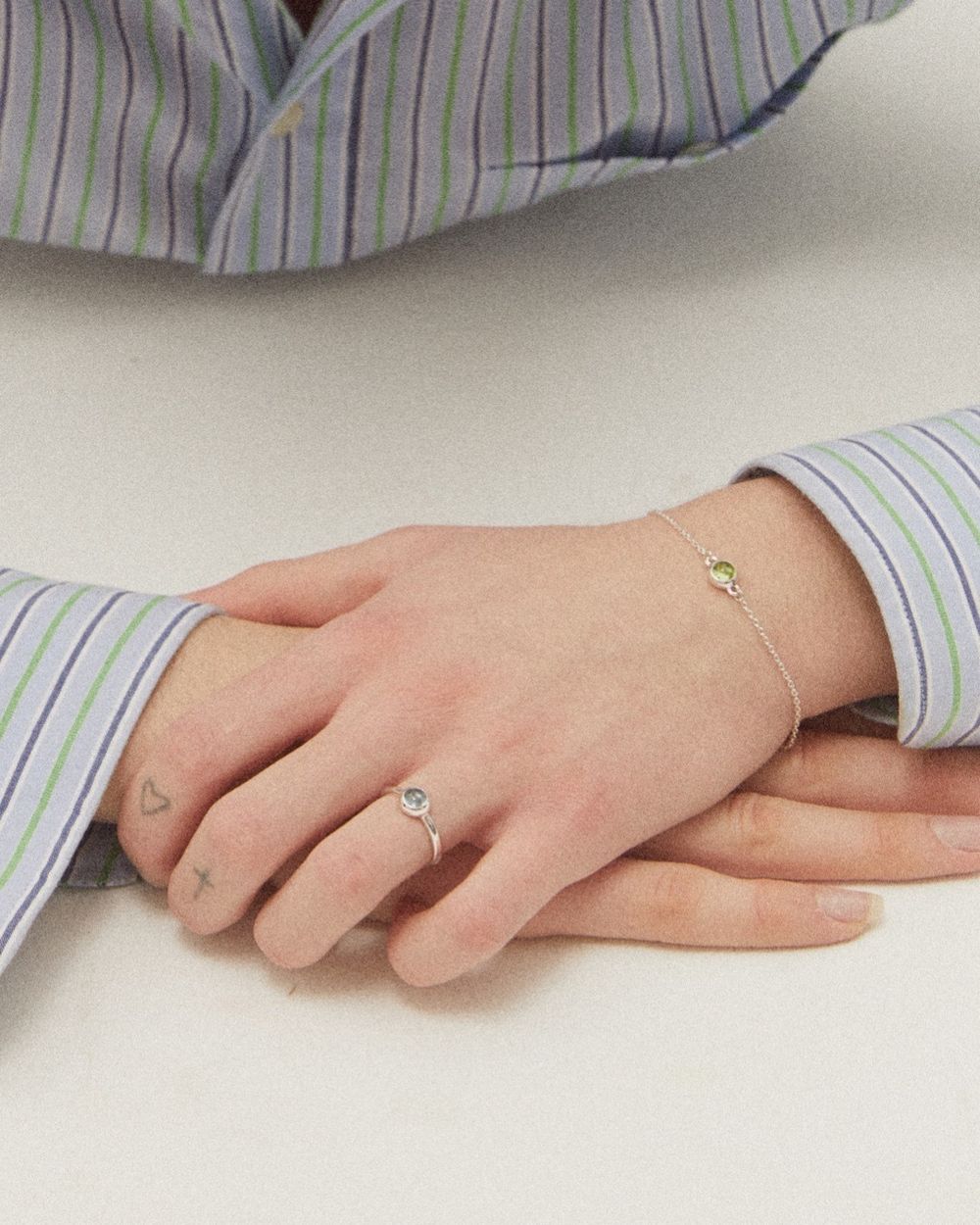 Кольцо Alpha c голубым топазом