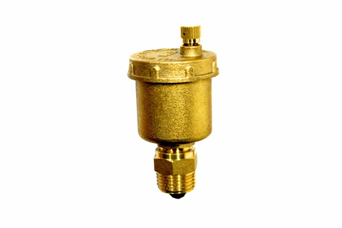 Воздухоотводчик прямой 1/2" с автозапором латунный