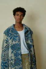 Куртка Soeurs Длинная 2 / Long Padded 2 синяя