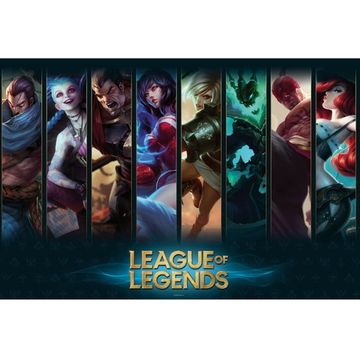 Постер ABYDCO697 Лига легенд Abystyle League of Legends - Champions Maxi Poster