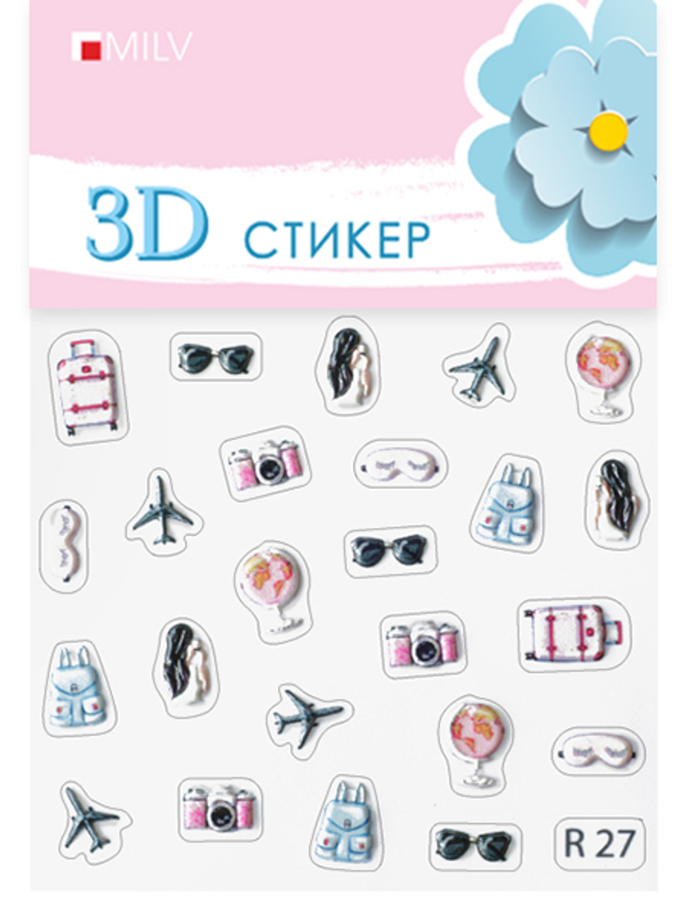 MILV 3D-Стикер R 27